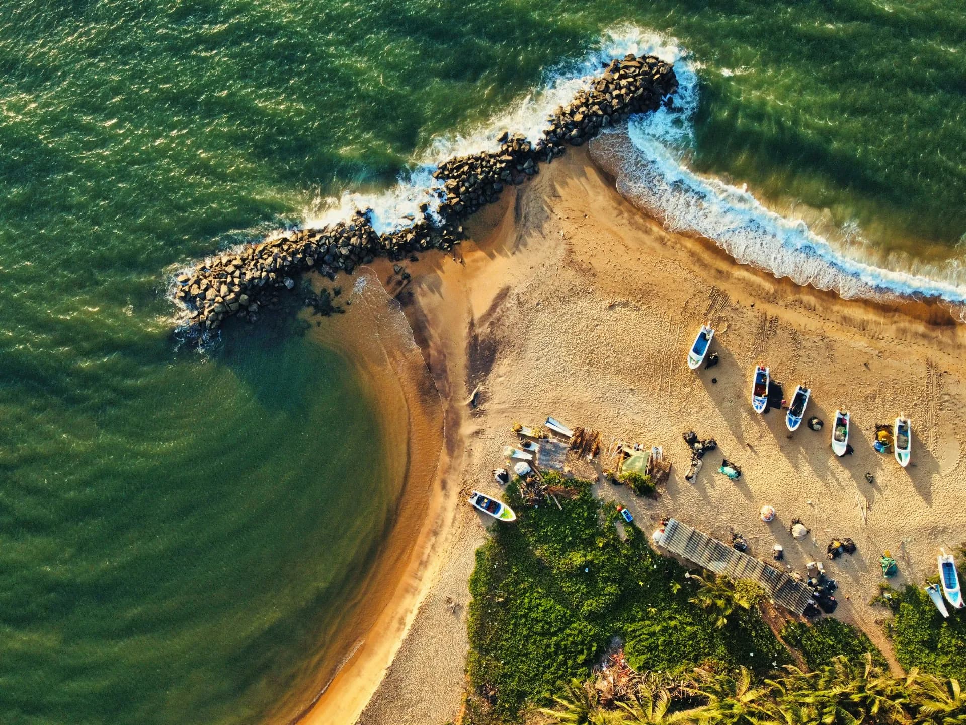 Beautiful Sri Lankan beach