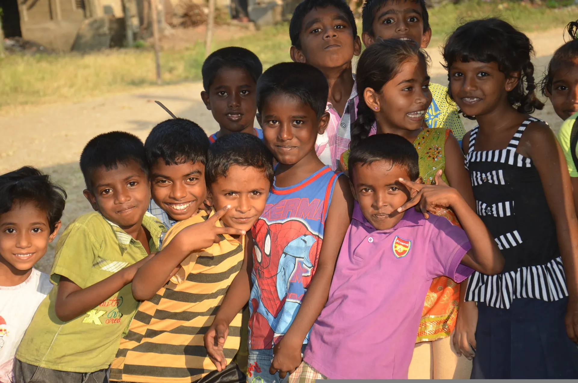 Children smiling during a Sri Lanka travel experience